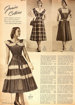 Snapped Garters: 1952 Fashions From Sears!
