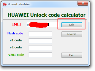 huawei unlock v4 code calculator