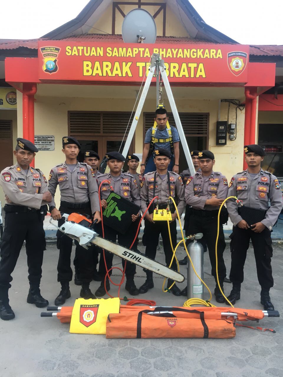 Jelang Natal Dan Tahun Baru 2018, Polres Tanjungpinang Siapkan Regu SAR Terbatas