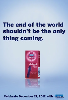 publicidad de condones durex para el fin del mundo