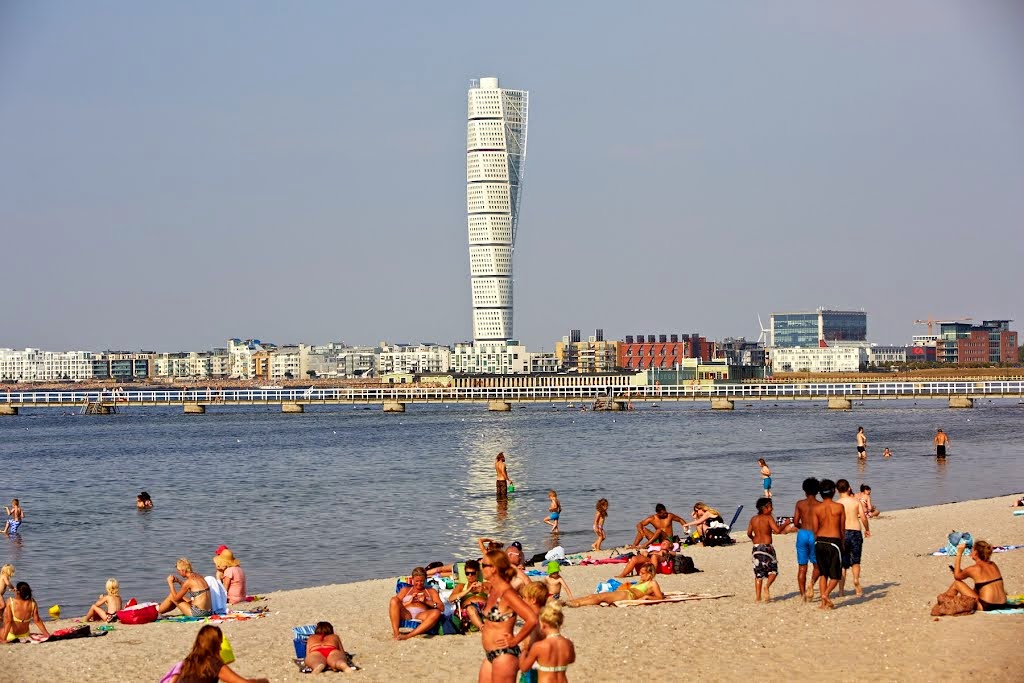 На пляжах швеции