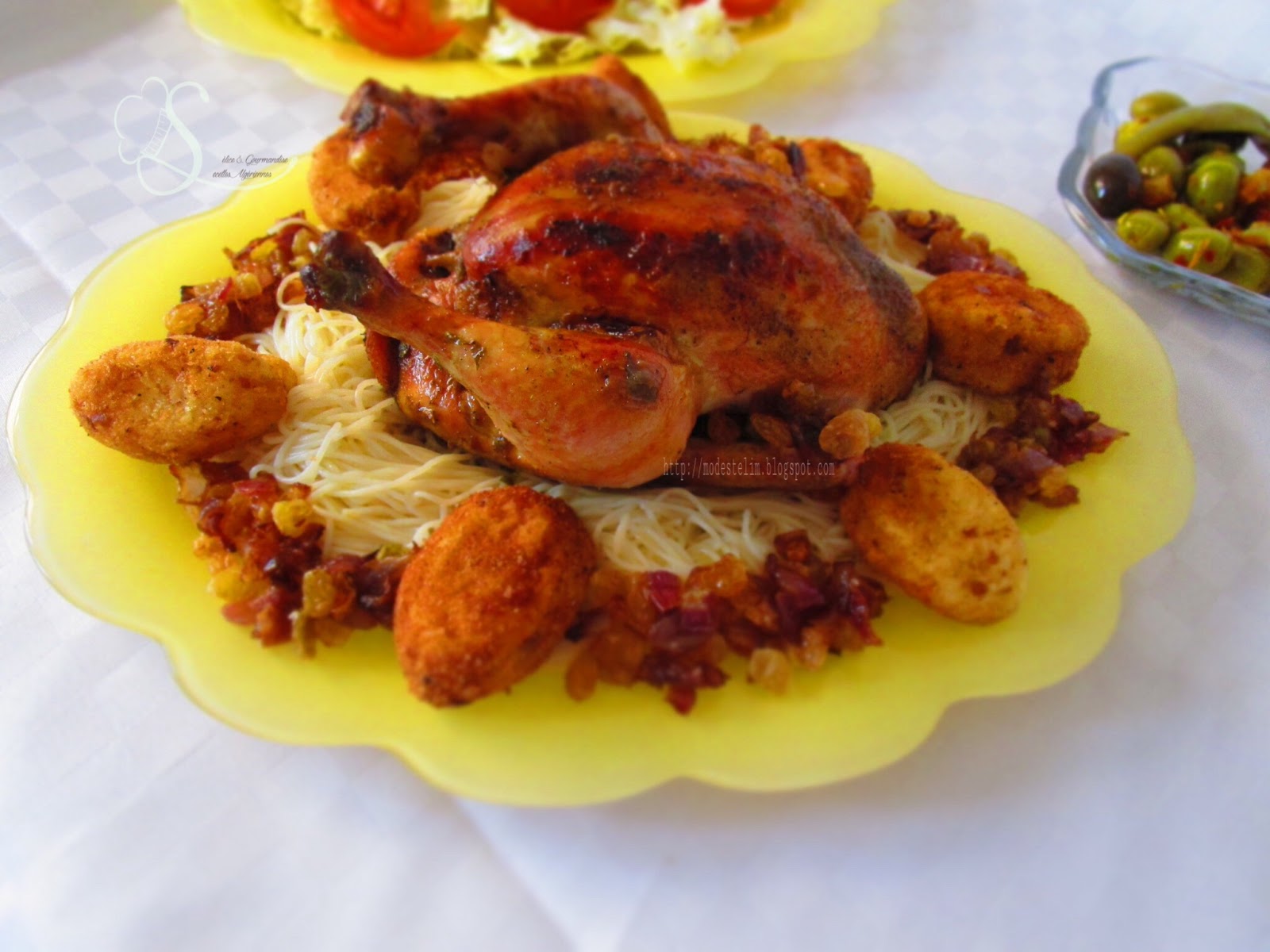 Roti De Poulet Farci Citron & Co: Rôti De Poulet Farci 13 Poulet rôti farci sur son nid