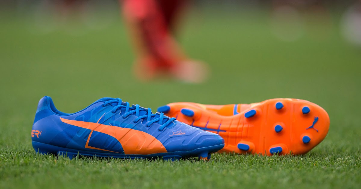 puma evopower blue and orange