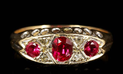 antiguo anillo de rubi siglo XIX | foro de minerales