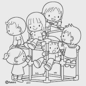 Dibujo De Maestra Con Niños Para Colorear - Huevo Wallpaper