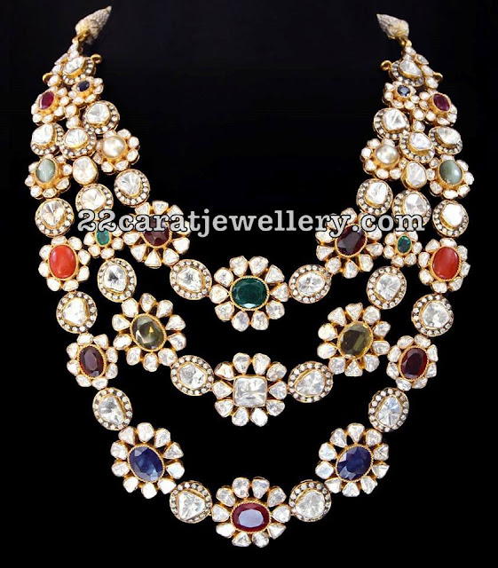 Latest jewellery designs by SRJ Jewellery Designs
