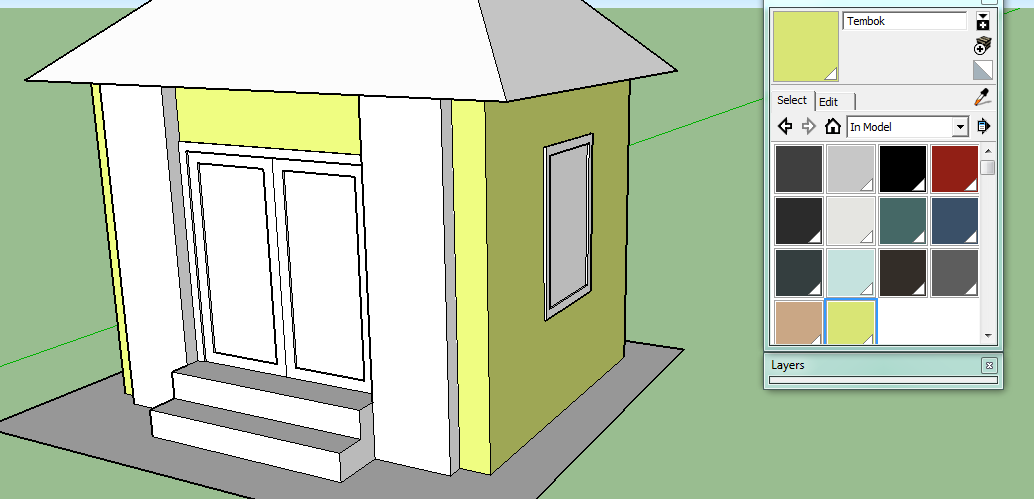 Материалы для скетчап. Дверь+окно sketchup. парковый светильник чертеж скетчап. видеоурок нарисовать крыльцо в скетчап.