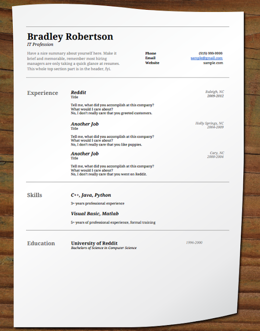 fancy resume templates