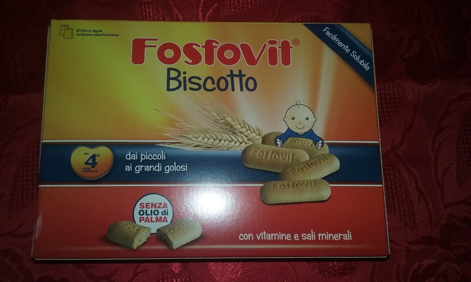 Biscotti Fosfovit 500 G - Senza Latte E Senza Uova - Per La Prima Infanzia