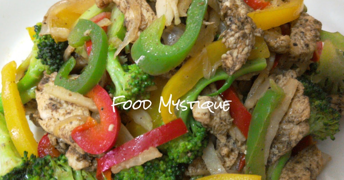 Food Mystique Cumin Chicken with Mixed Vegetables fragrant, full of