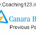 Canara Bank PO Previous Year Question Paper - Questions Answers Solved "