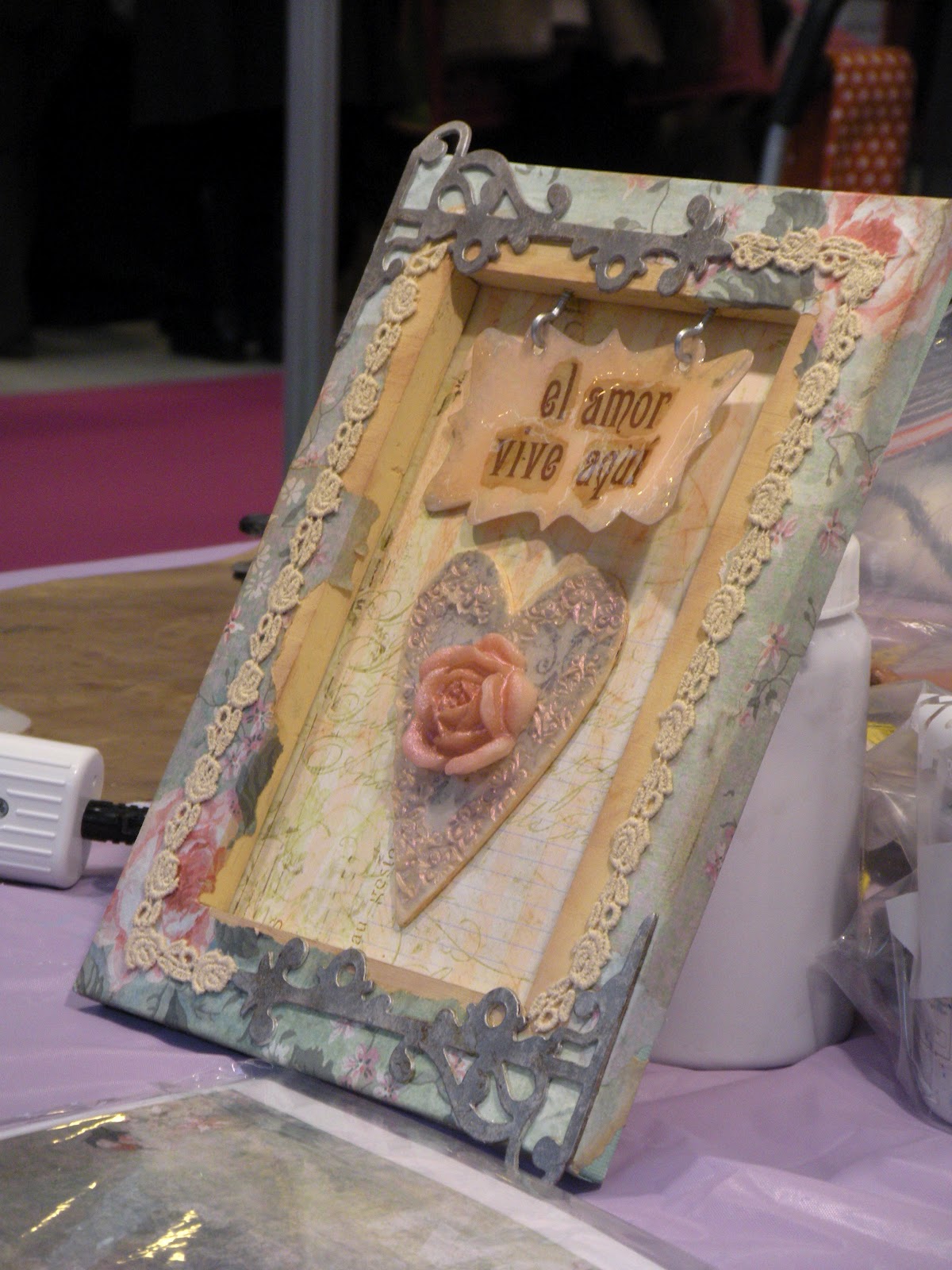 Scrapbook en Feria Creativa Zaragoza 2012 *El amor vive aquí*