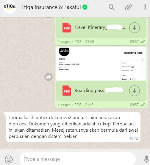 Cara buat claim dengan Etiqa Travel Insurance Nothing to Somethings