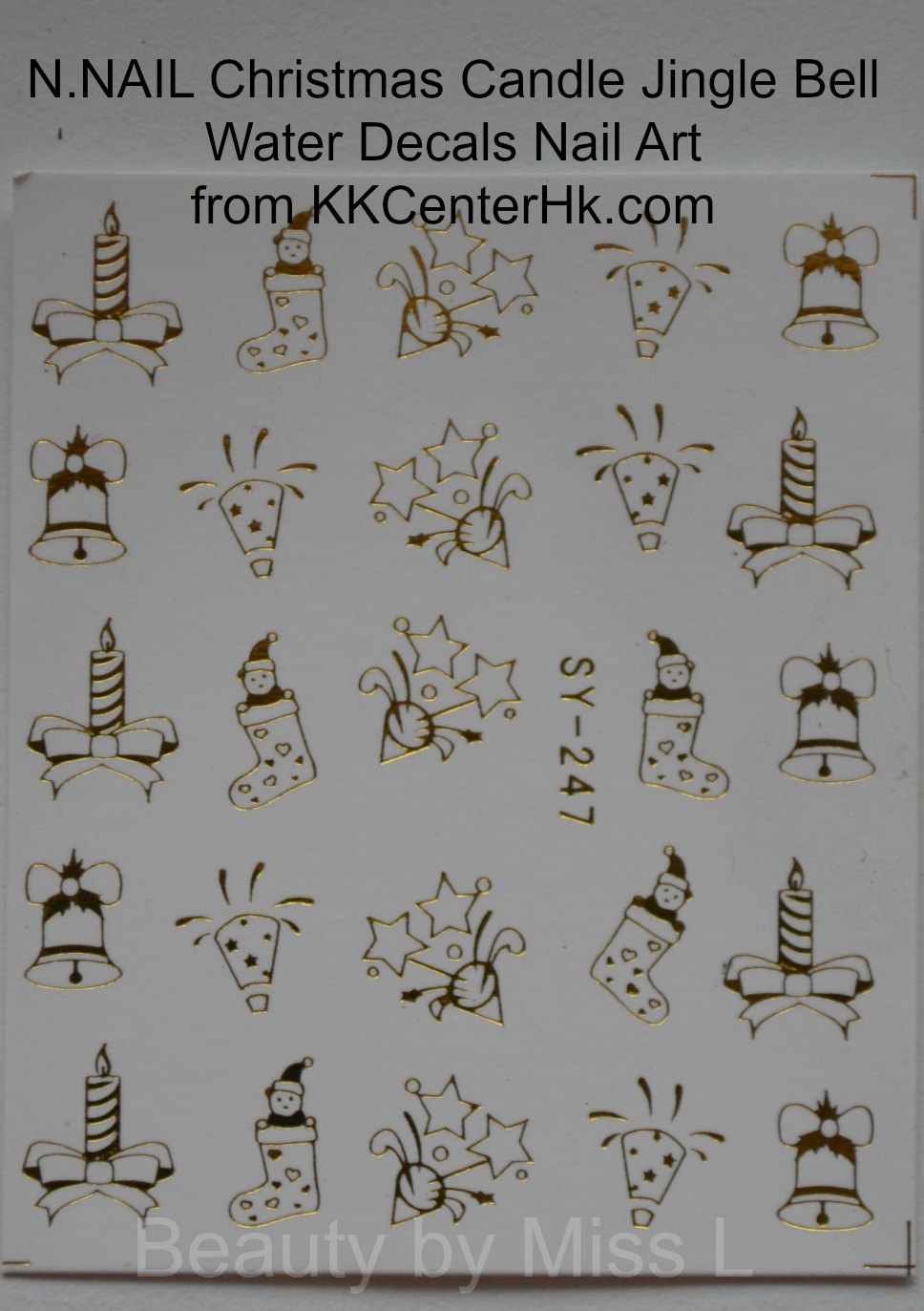 christmas nail art decorations