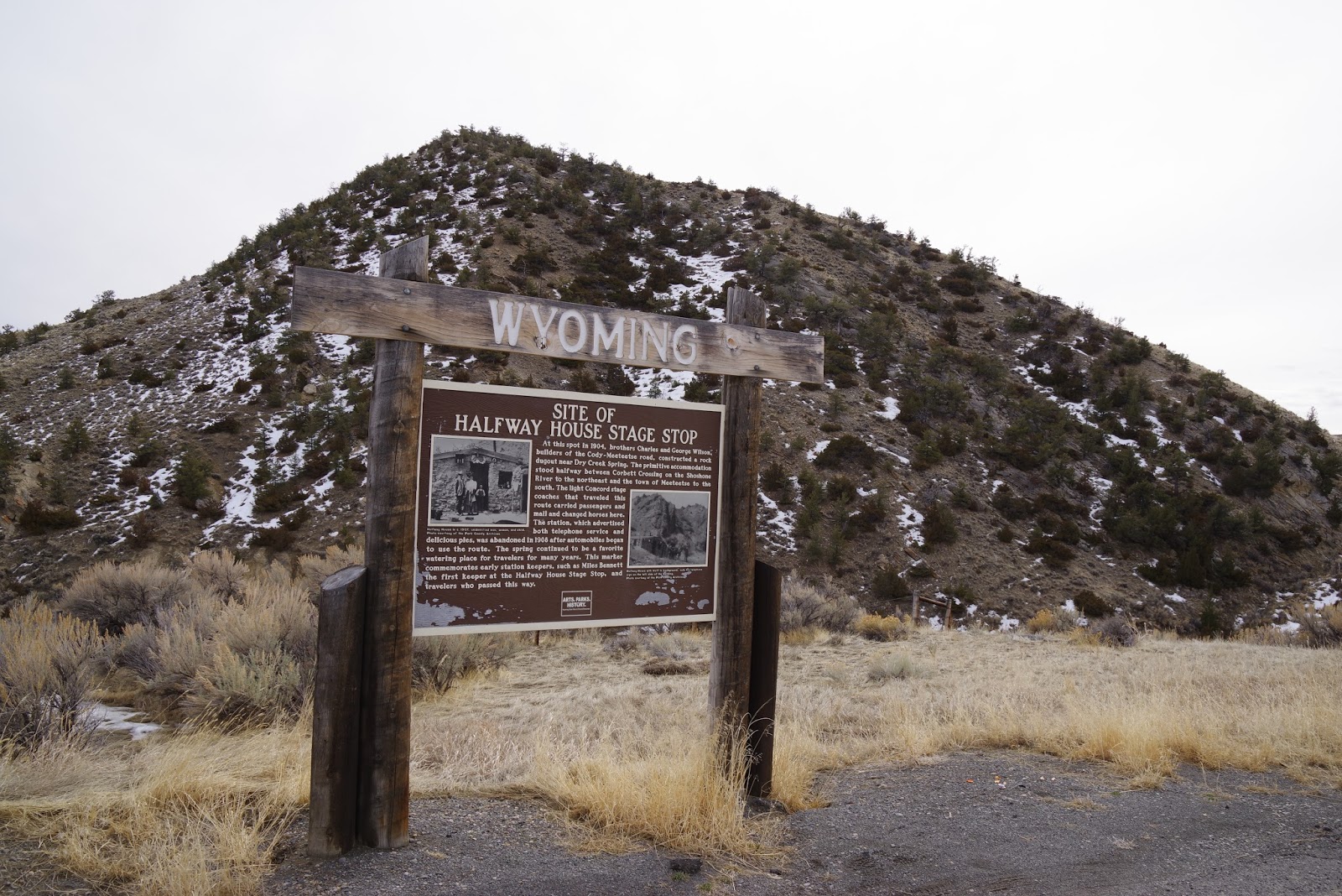 Today In Wyoming's History Halfway House Stage Stop, Park County, Wyoming
