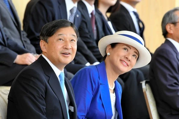 Emperor Naruhito and Empress Masako attended the opening ceremony of the 74th National Sports Festival 