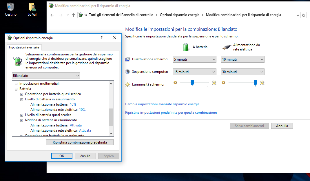 windows 10 avviso batteria windows 10 avviso batteria