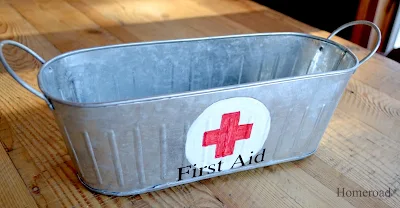 first aid galvanized steel tub www.homeroad.net