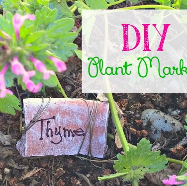 DIY Garden Markers From Things You Have Lying Around