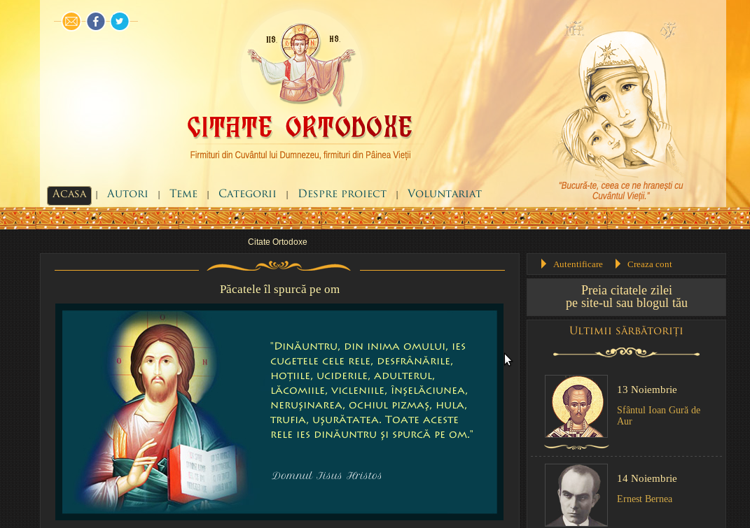 Blogosfera Creştină Ortodoxă Sfaturile sfinţilor date