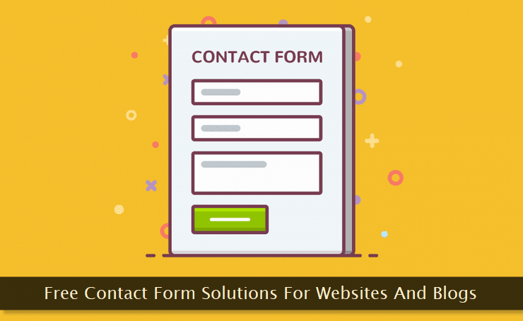 A web contact form sketch