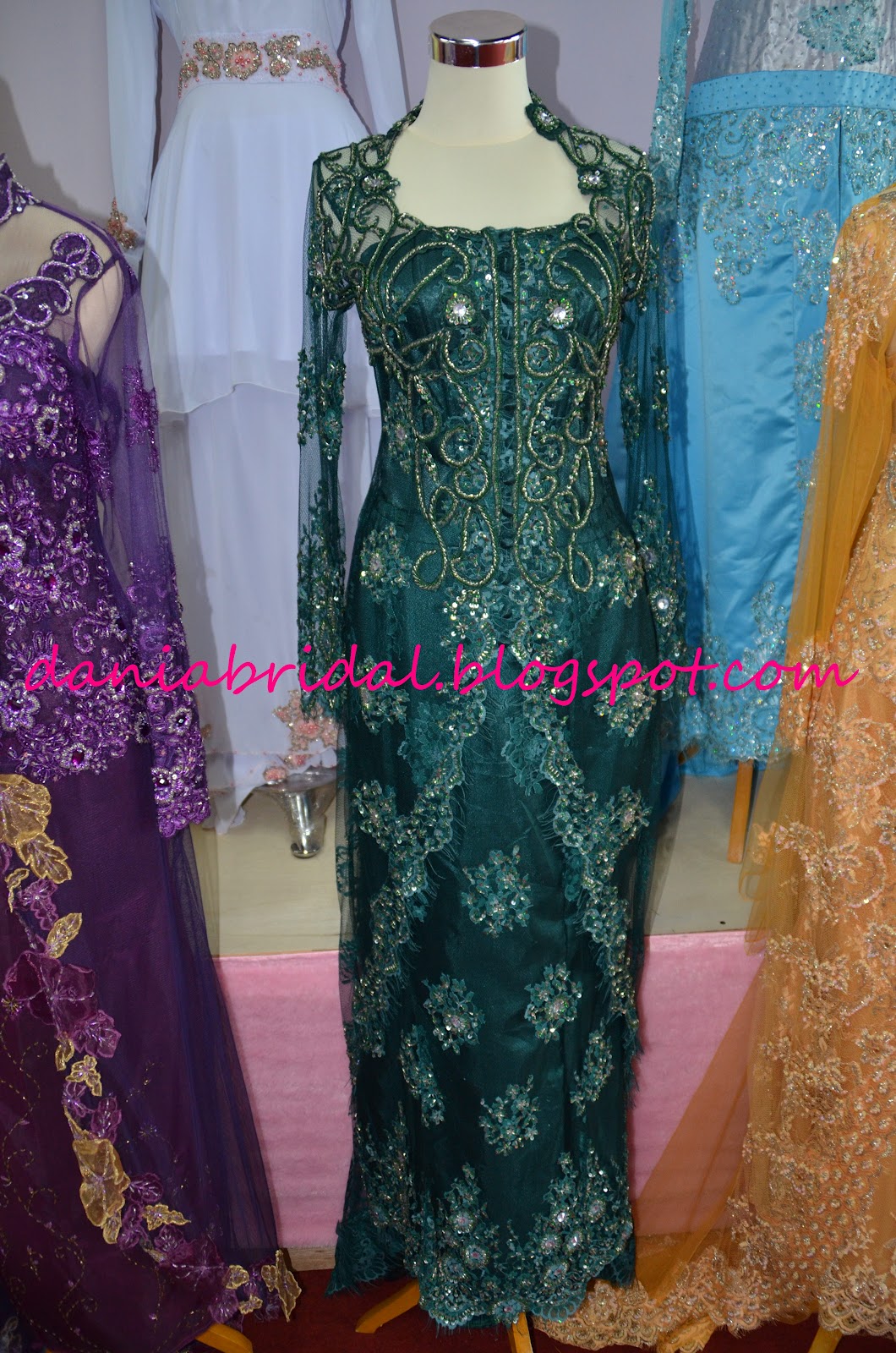  Baju Pengantin Warna Biru fasyanisza s bridal dresses 