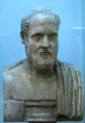 Προτομή του Ισοκράτη στο   Μουσείο Καλών Τεχνών Πούσκιν.