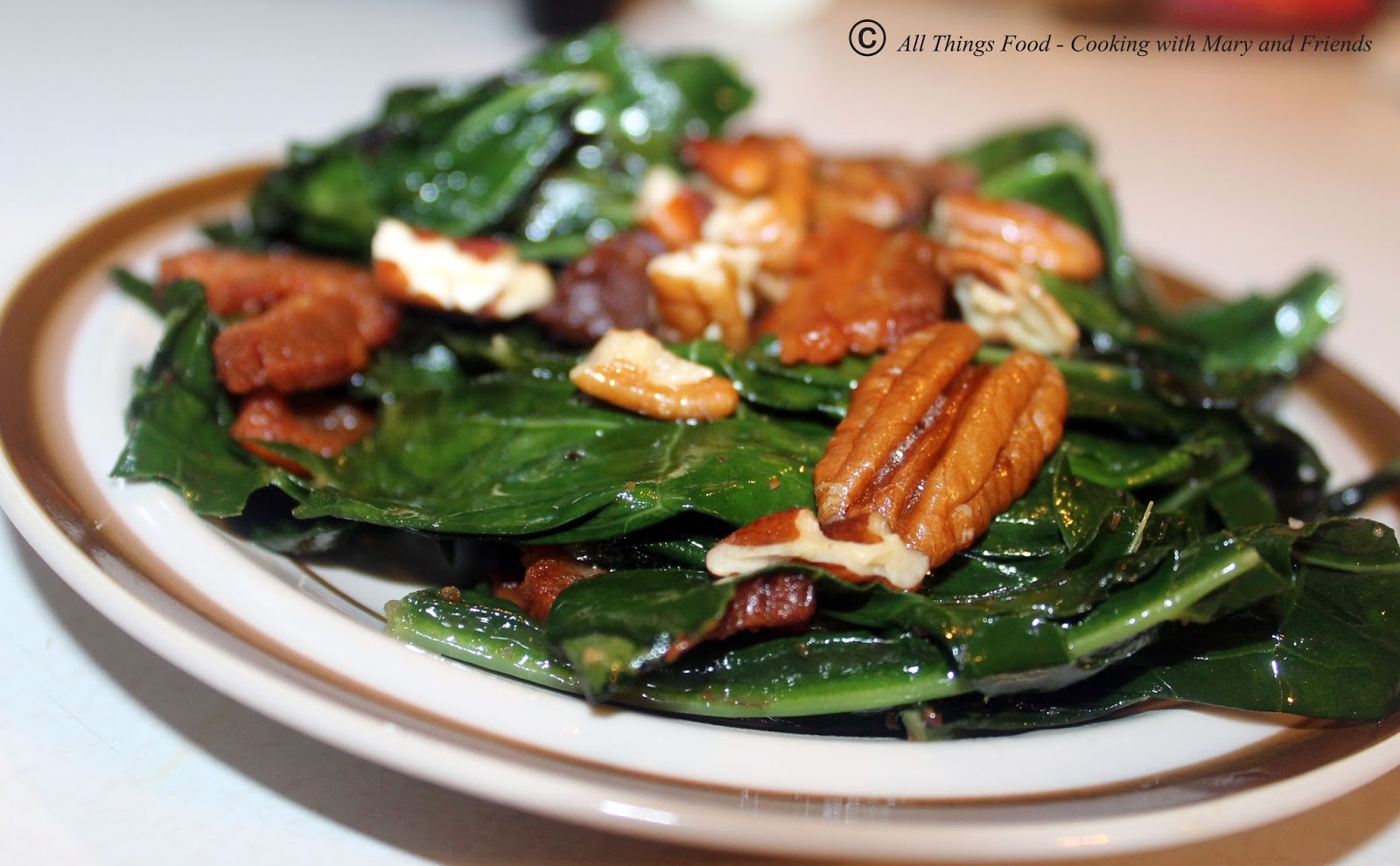 Cooking With Mary and Friends StirFried Collard Greens