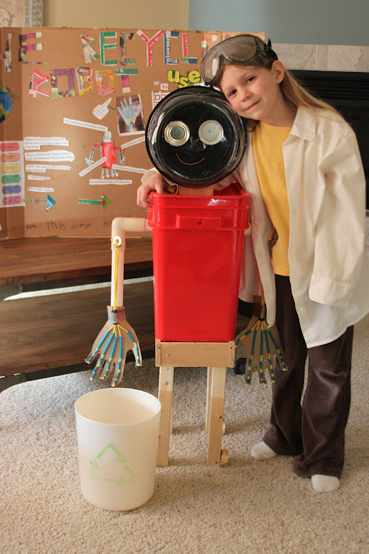 Free Science Fair Projects Experiments Science Fair Project Recycled Robot