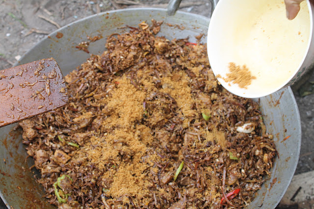 Masak Teresek Jantung Pisang Kelantan