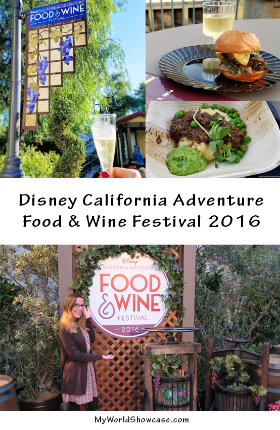 Disney California Adventure Food and Wine Festival 2016