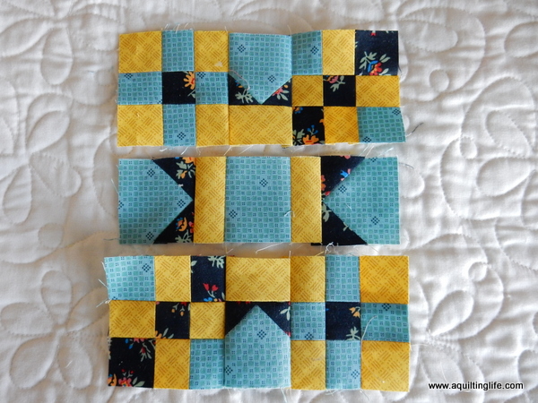 Tossed Sewing Notions- Blue - The Iowa Quilt Block