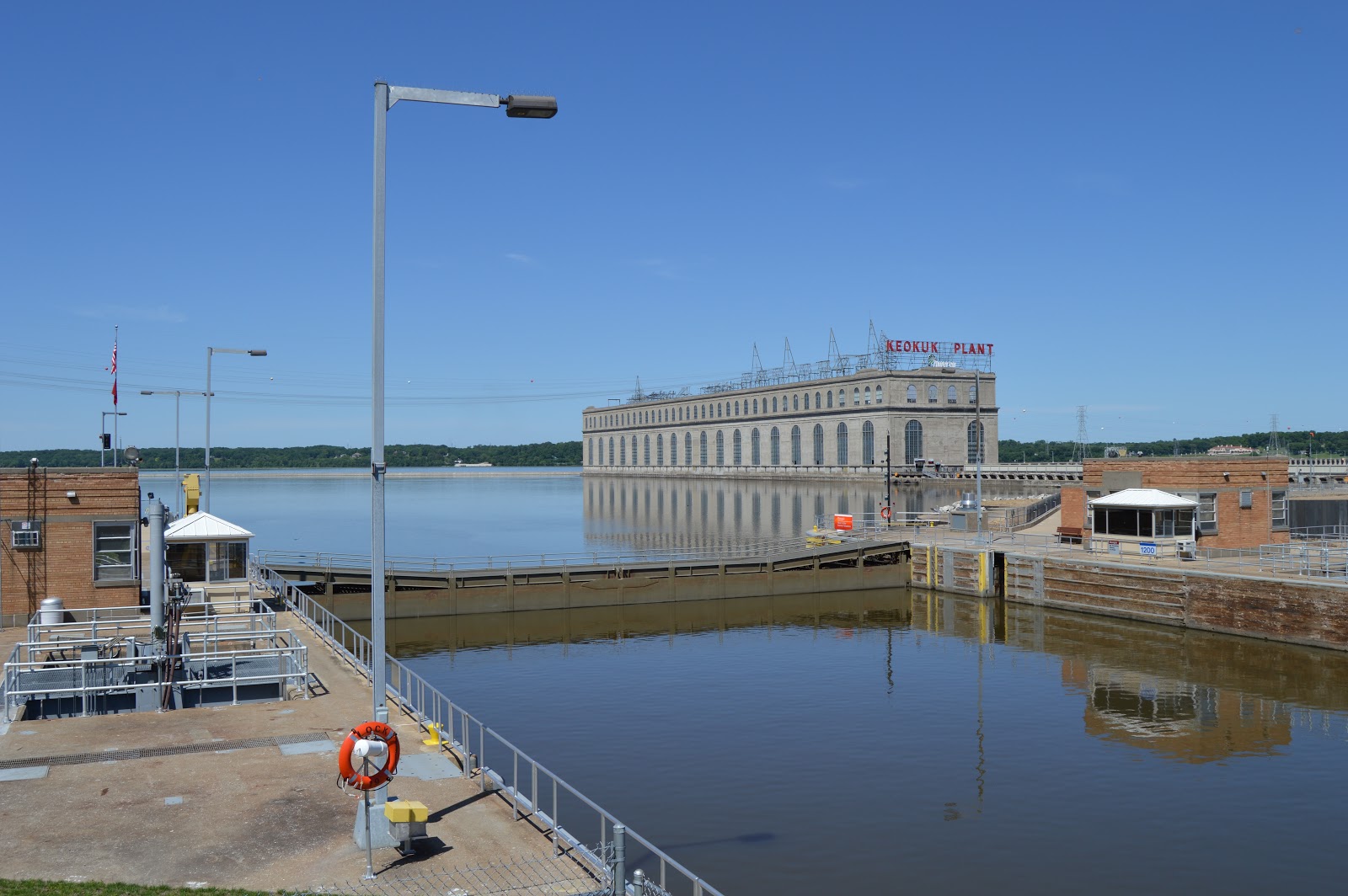 Industrial History Mississippi Lock 19 at Keokuk, IA