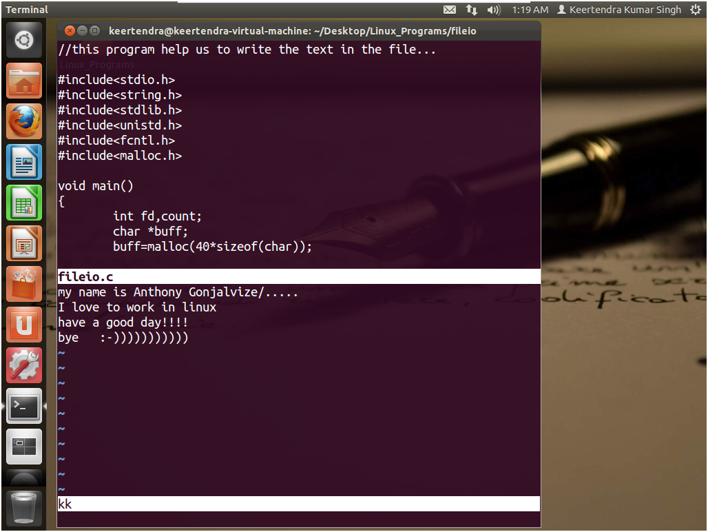 LINUX EDITOR ~ 2embeddedrobotics