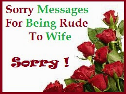 Sorry Messages : Being Rude