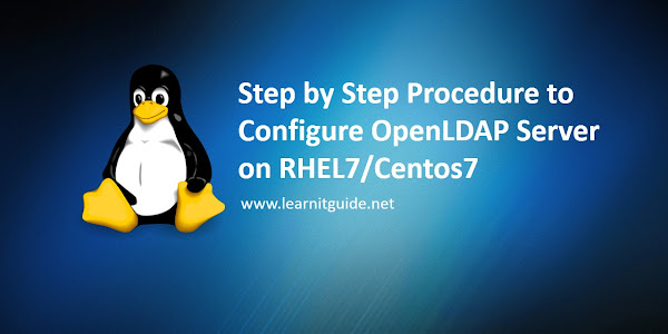 Step by Step OpenLDAP Server Configuration on RHEL7/Centos7