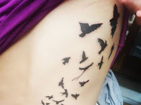 Flock Of Birds Tattoo Arm