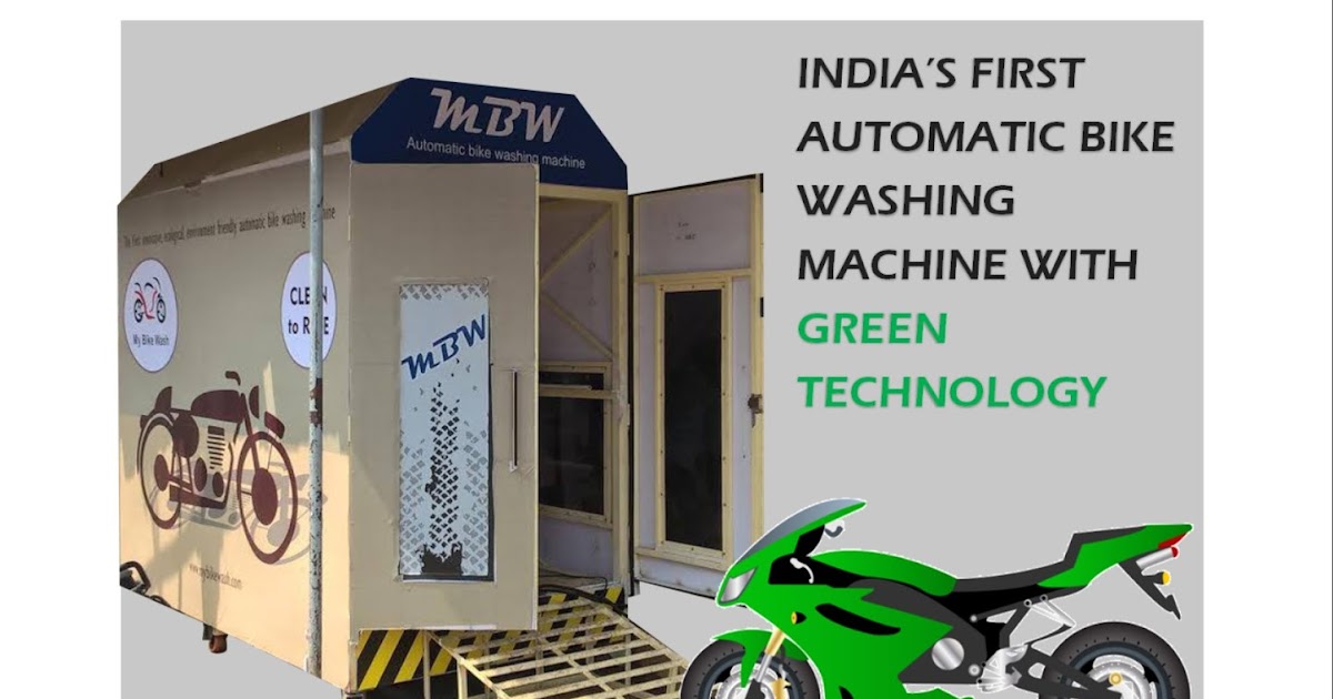 World of an Entrepreneur Automatic Two Wheeler Washing Machine