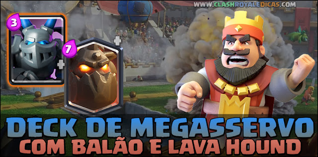 Deck de Megasservo com Lava Hound para Desafios