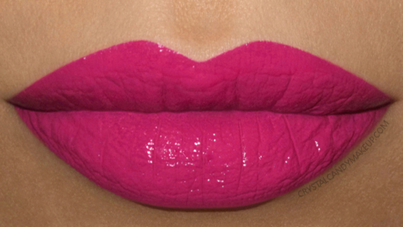Make Up For Ever Artist Rouge Creme Lipstick Swatch C207 Fuchsia Pink