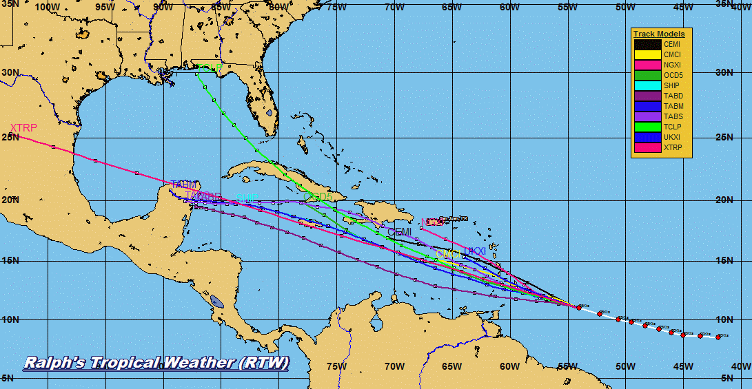 Ralph's Tropical WeatherRTW ERNESTO AND INVEST 99L UPDATE AUG 17