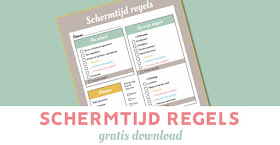 Schermtijd regels