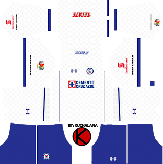 Cruz Azul Kits 2017/2018 - Dream League Soccer