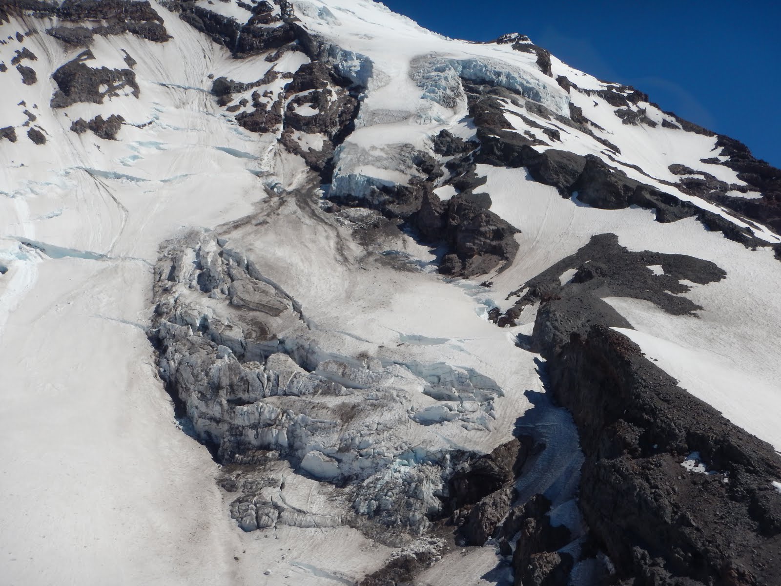 Mount Rainier Climbing Kautz Glacier Conditions