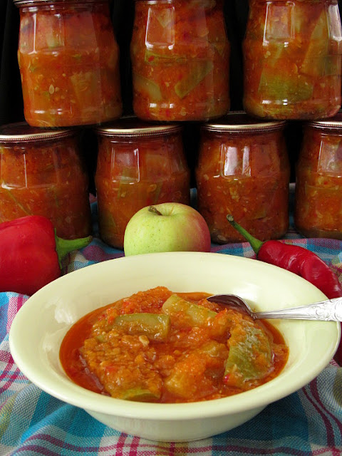 Салат из кабачков "Татарская песня" (заготовка на зиму)