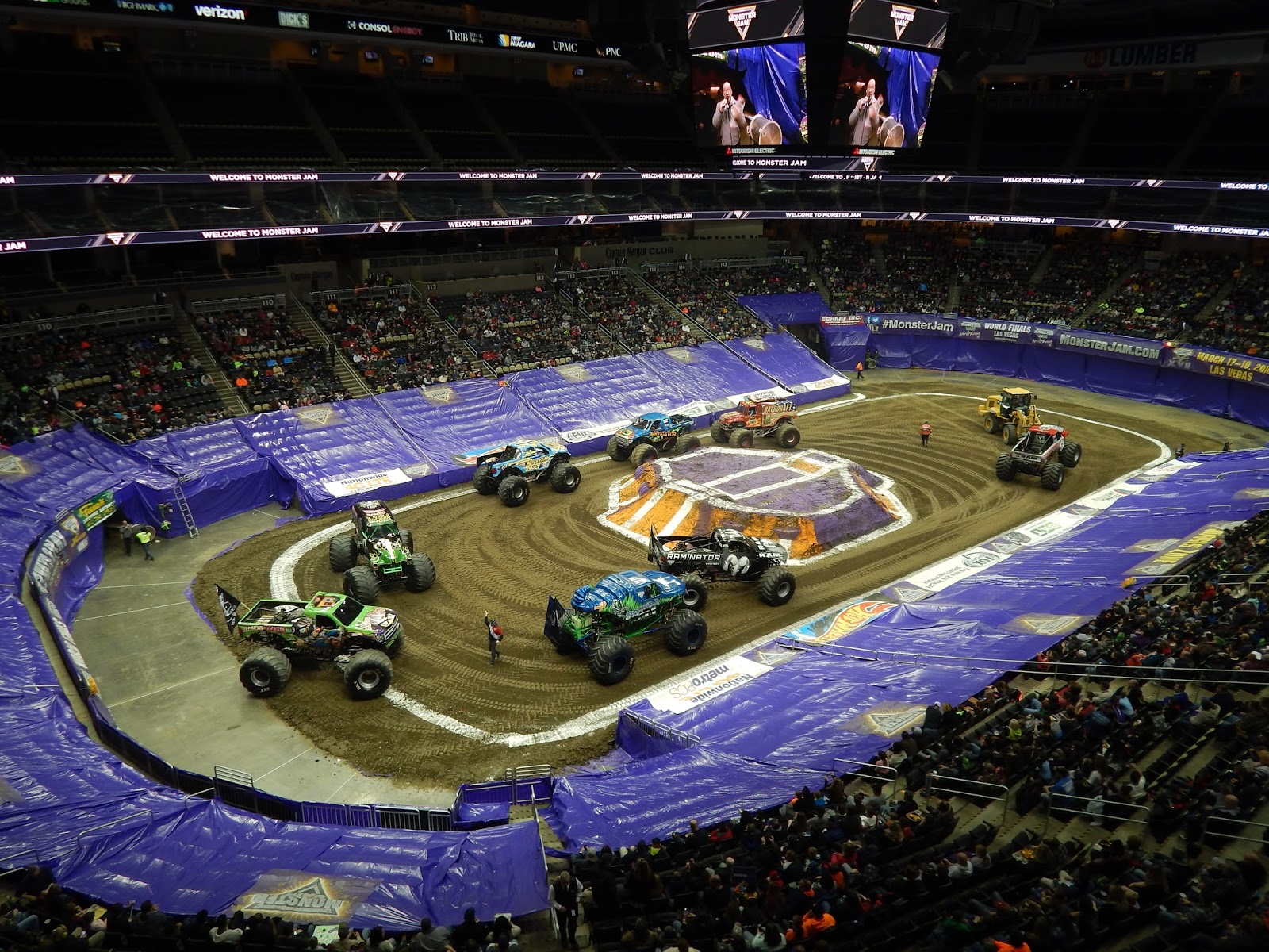 Monster Jam in Pittsburgh What You Missed Sand and Snow