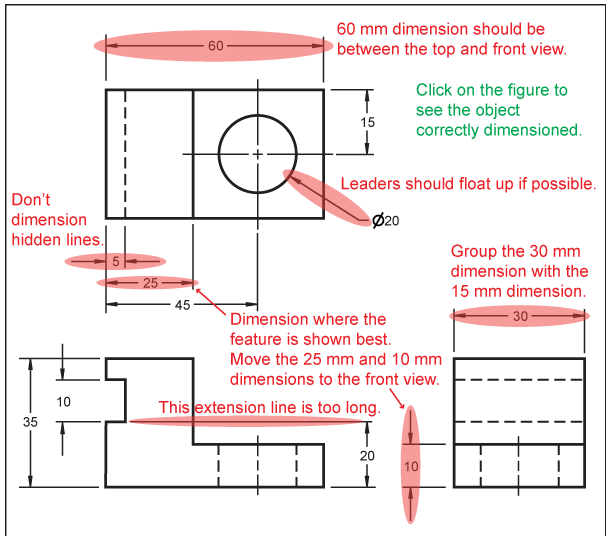 Drafting Teacher blog Dimensioning Lecture