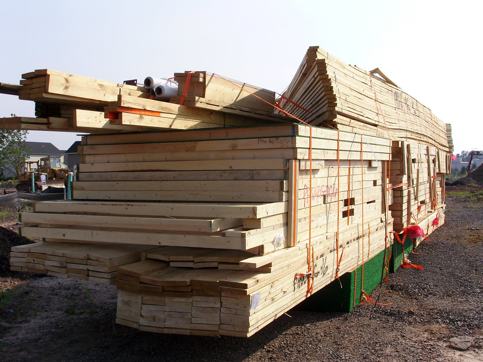 Our 1st New Home Building a Ryan Homes Milan Lumber Delivered