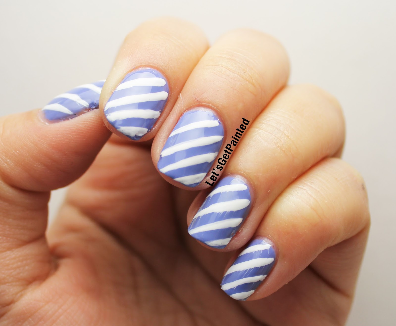 Let's Get Painted! Day 12 Stripes (31Day Nail Art Challenge)