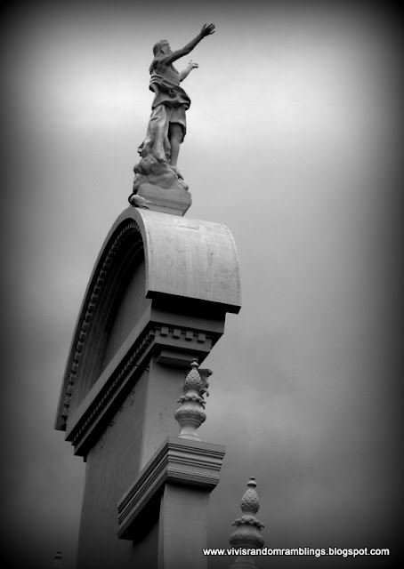 black and white photo taken at Monasterio de Tarlac
